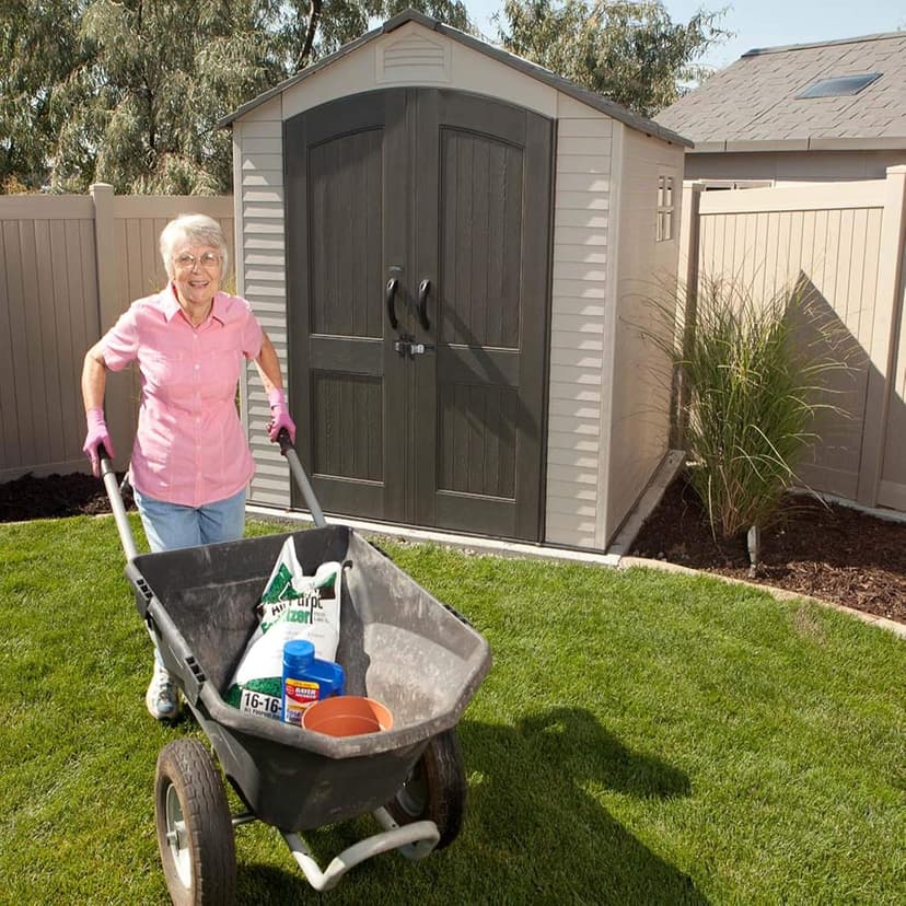 Lifetime 7' X 7' Outdoor Storage Shed