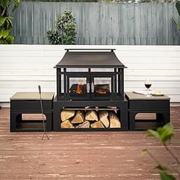 The 12 best built-in outdoor fireplaces of 2025