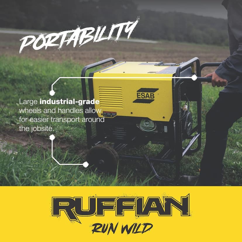 ESAB® RUFFIAN™ ES 150G Engine Driven Welder, 4.5 kW