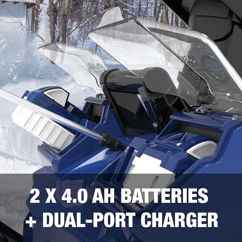 Snow Joe 24-Volt IONMAX Cordless Snow Blower (18-Inch Width, Standard Kit (w/2 x 4-Amp Batteries))
