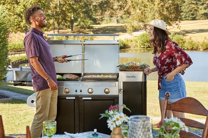 Char-Broil Medallion Series Amplifire Infrared Technology Vista 3-in-1 Stainless Steel Outdoor Kitchen - 463259423