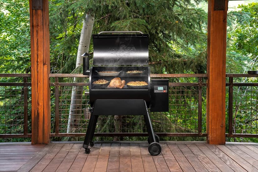 Traeger Grills Pro 780 Wood Pellet Smoker Grill, 6-in-1 BBQ Pellet Grill Combo, WiFi and App-Connected Electric Smoker, 780 Square Inches of Grilling Area, Temperature Control, Black Finish