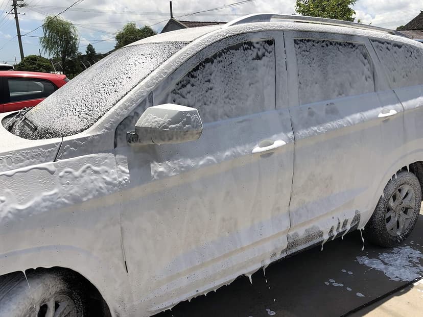 M MINGLE Foam Cannon, Compatible with Portland Husky and Ryobi Pressure Washer, with 5 Nozzle Tips, 1/4 Inch Quick Connector