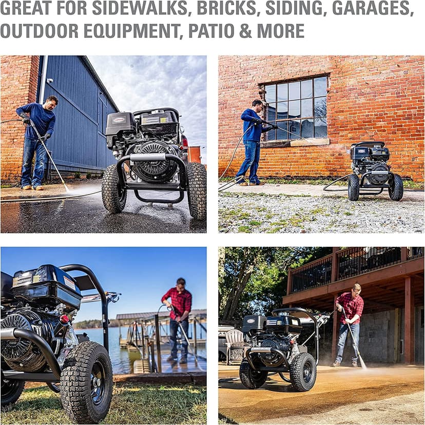 Simpson PS4240 PowerShot Gas Pressure Washer Powered by Honda GX390, 4200 PSI at 4.0 GPM, (49 State) 60456