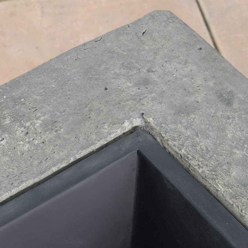 Christopher Knight Home Corporal Natural Stone Square Fire Pit, Light Gray