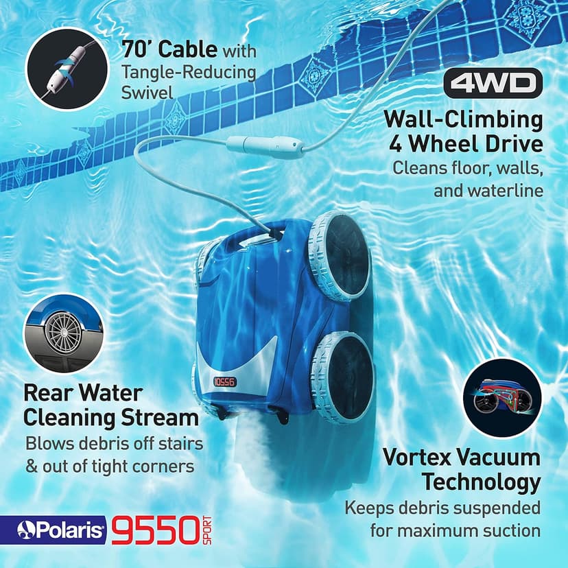 Zodiac 9550 Sport Robotic In-Ground Pool Cleaner