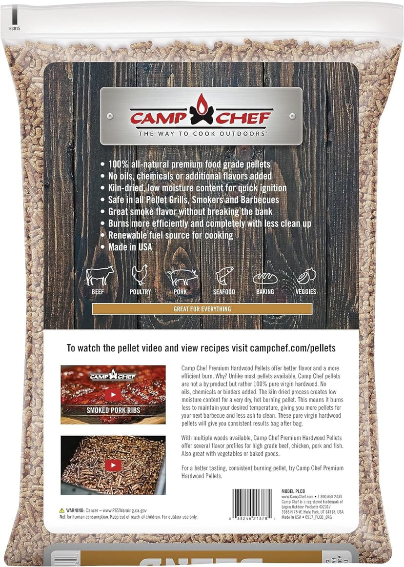 Camp Chef Competition Blend BBQ Pellets, Hardwood Pellets for Grill, Smoke, Bake, Roast, Braise and BBQ, 20 lb. Bag