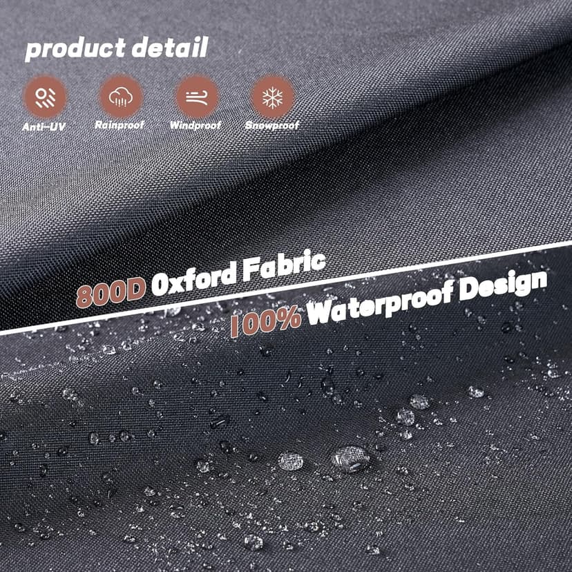 Outdoor Hot Tub Cover, 85×85 Inch Heavy Duty SPA Cover Waterproof, Hot Tub Protector Cover Replacement Weatherproof Protection Cap