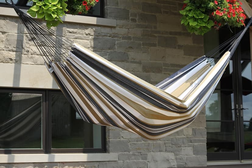 Vivere Brazilian Style Double Hammock, Desert Moon (BRAZ225)