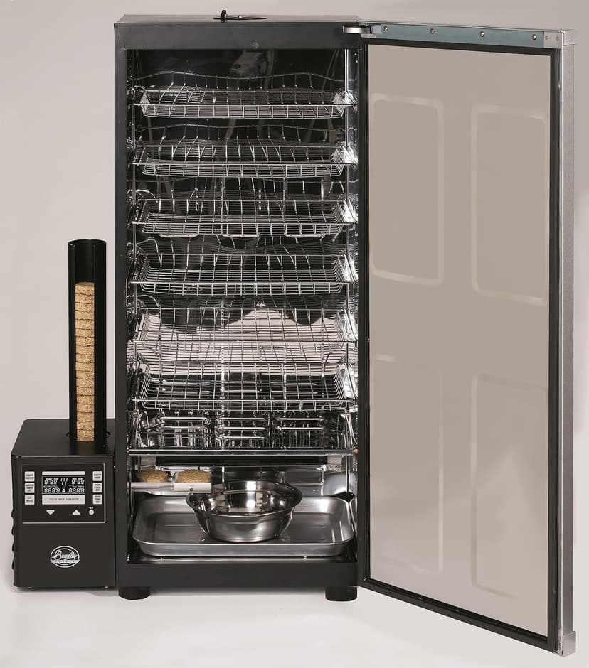 Bradley Smoker 6-Rack Outdoor Electric Smoker, Digital Vertical Smoker With Stainless Steel Grill