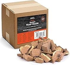 Camerons All Natural Oak Wood Chunks for Smoking Meat - 840 Cu. in. Box, Approx 10 Pounds - Kiln Dried Large Cut BBQ Wood Chips for Smoker - Barbecue Chunks Smoker Accessories