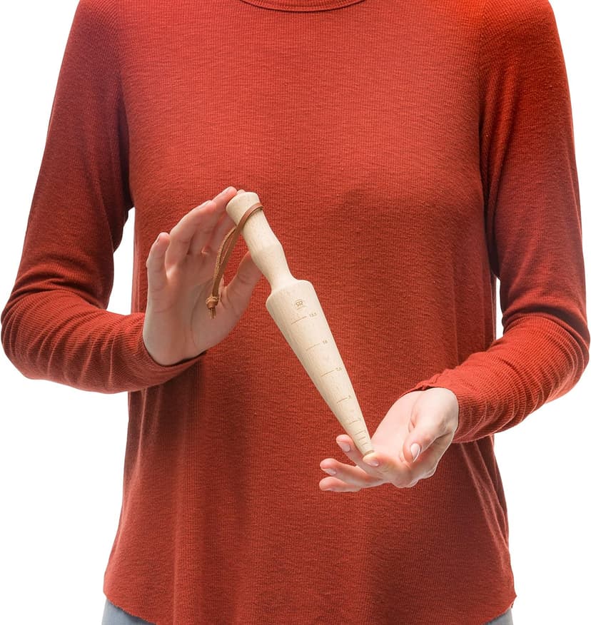 REDECKER Untreated Beechwood Garden Dibber, Seedling and Bulb Planting Tool - Gardening Wooden Dibber - Garden Dibber Mini - Gardening Seed Dibber - Wooden Dibber Garden Tool - Garden Dibbler