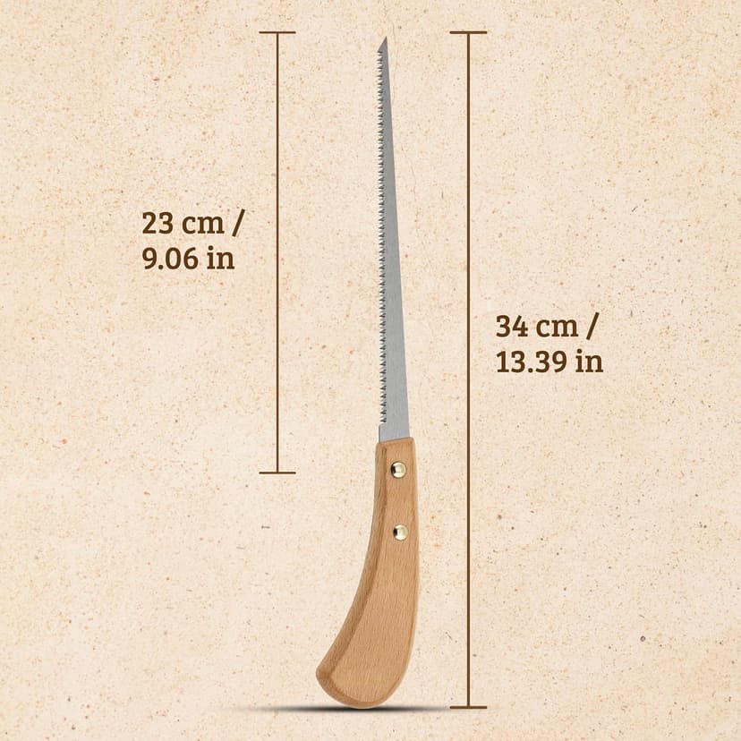 Hand Saw for Trees & Cutting Branches - Pruning Saws with SK5 Steel Blade for Smooth & Precise Cuts - Handsaws for Camping, Gardening, Wood, Hiking, Landscaping & Carpentry - Portable Saw