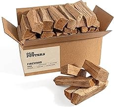 Kiln Dried Firewood - Oak, 1100 Cu. in, 16-18 Logs ~ 8" x 2.5" Logs. Cooking Wood for Grilling, Smoking, and Firepits, Oak.