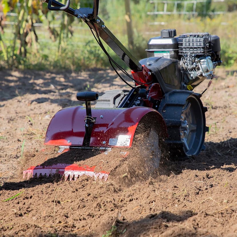 Toro Dual Direction Rear Tine Tiller, 127cc Briggs & Stratton 4-Cycle Engine, Airless Tires, Instant Reverse, Heavy Duty Stamped Steel Tines, Simple Shifting, Model: 58603