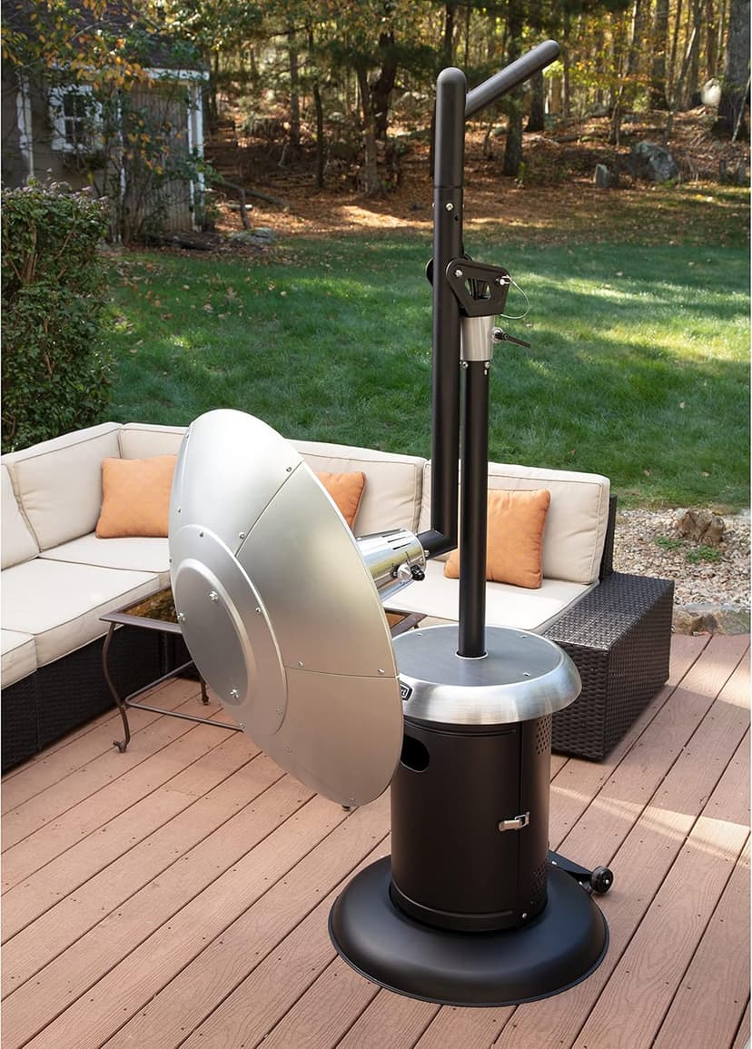 Cuisinart COH-400 Perfect Position Overhead Propane Patio Heater, Extra Large 33" Heat Shield