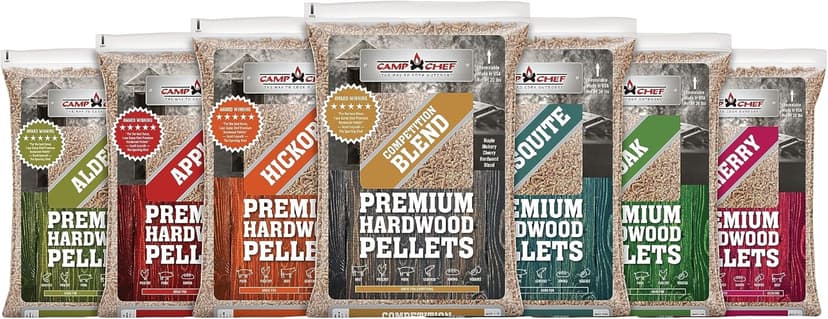 Camp Chef Competition Blend BBQ Pellets, Hardwood Pellets for Grill, Smoke, Bake, Roast, Braise and BBQ, 20 lb. Bag