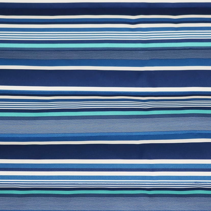 Sunnydaze Polyester Quilted Hammock Pad and Pillow Set - Weather-Resistant - Breakwater Stripe