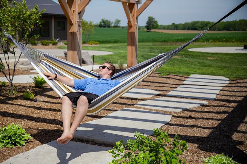 Vivere Brazilian Style Double Hammock, Desert Moon (BRAZ225)