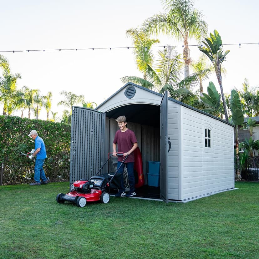 Lifetime Outdoor Storage Shed, 8 x 12.5 Foot