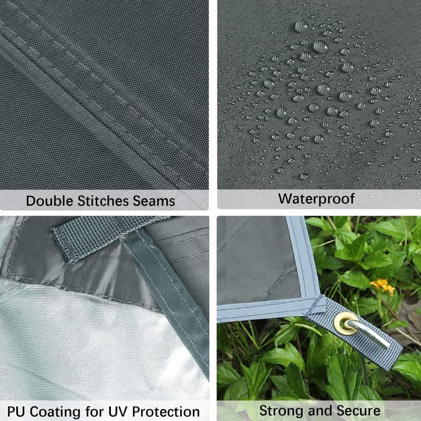 Unigear Hammock Rain Fly Waterproof Tent Tarp, UV Protection and PU 3000mm Waterproof, Lightweight for Camping, Backpacking and Outdoor Adventure