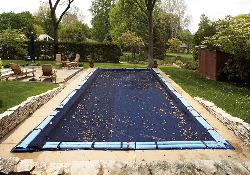 Blue Wave 16-ft x 32-ft Rectangular Leaf Net In Ground Pool Cover