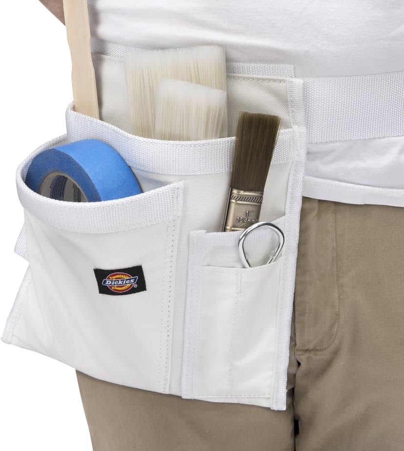 Dickies 5-Pocket Single Side Tool Belt Pouch/Work Apron, Durable Canvas Construction, Adjustable Belt for Custom Fit