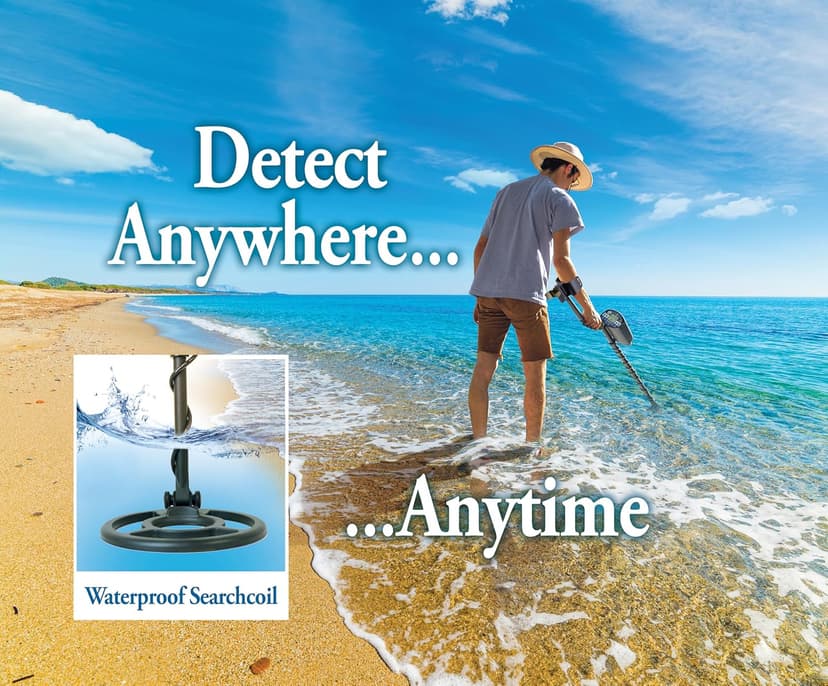 Bounty Hunter Time Ranger Metal Detector for Adults with LCD Display, Target ID, and Ground Balancing – Advanced Detection for Coins, Relics, Jewelry