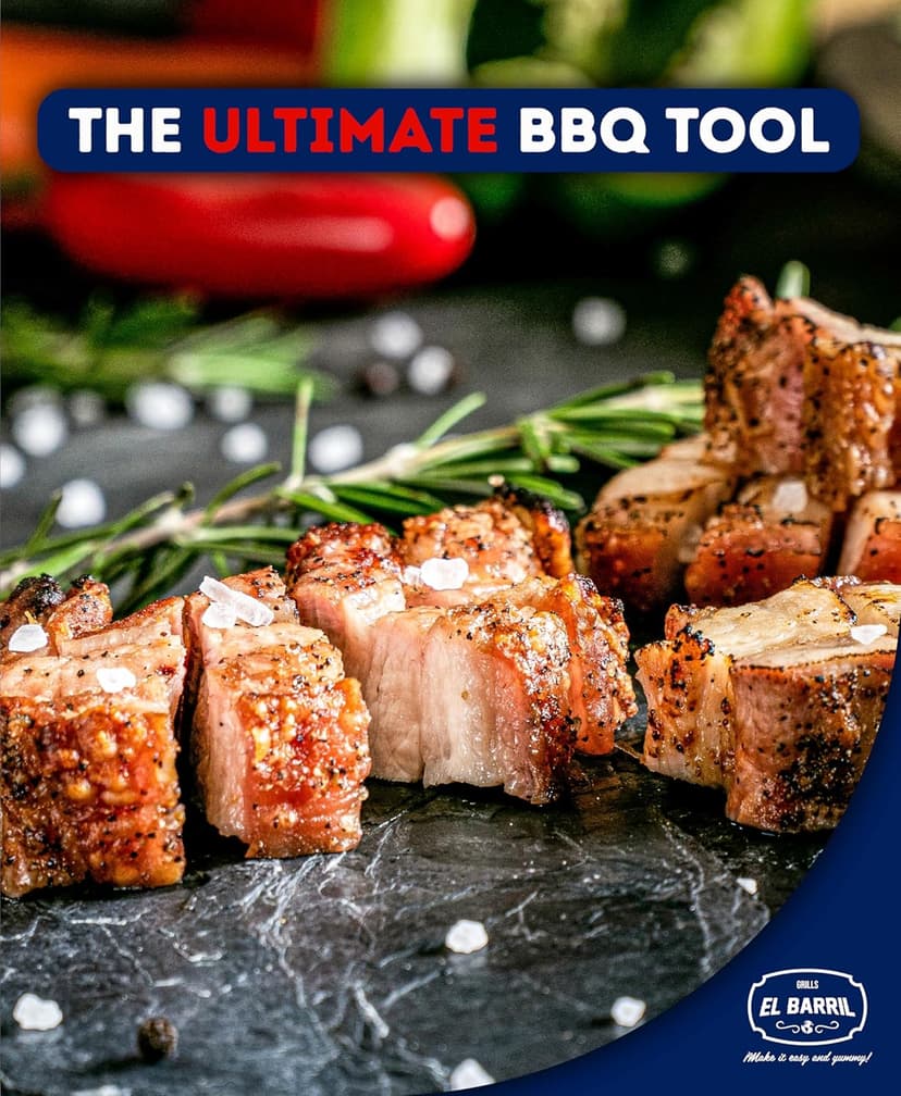 Grill & Smoker Barrel (MEDIUM)| 100% Stainless Steel Barrel | You can Grill, Smoke, Roast & Bake| Smokeless, Even Heat Distribution & Perfect Preservation for Your Meats, Charcoal