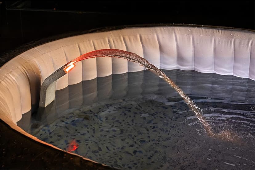 Bestway SaluSpa Waterfall Feature with LED Lights | Built-in Lights with 7 Color Modes | Compatible with Most Bestway Inflatable and Portable SaluSpa Hot Tub Spas