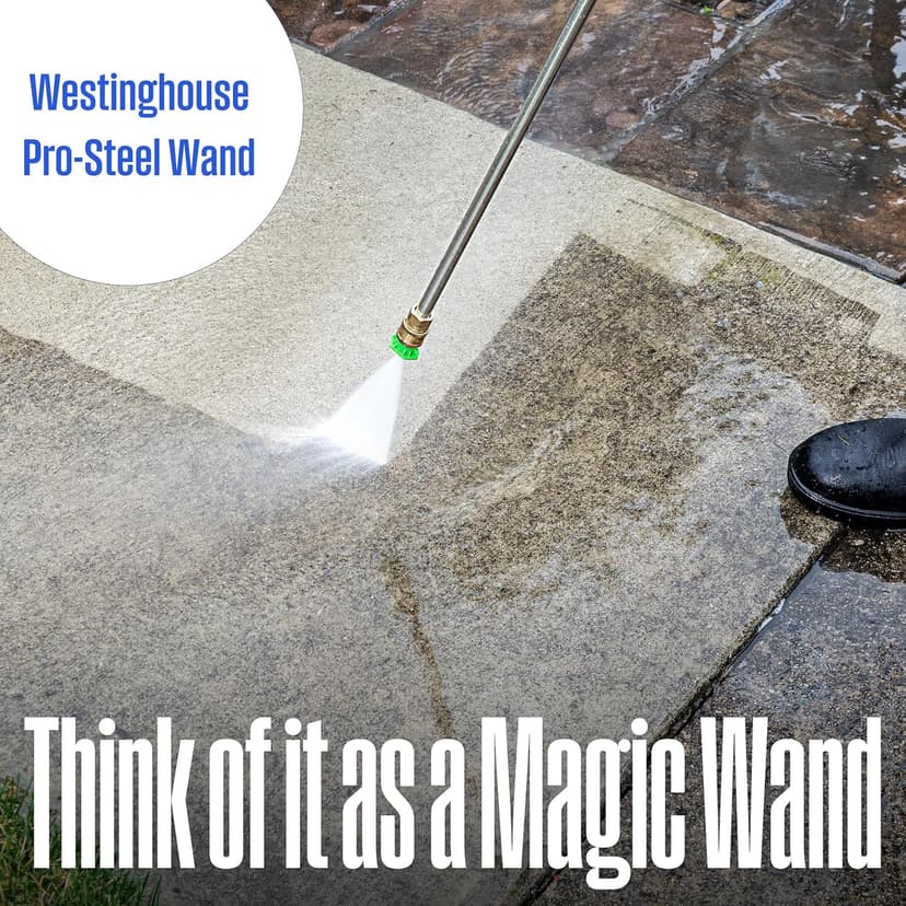 Westinghouse WPX2700 Gas Pressure Washer, 2700 PSI and 2.3 Max GPM, Onboard Soap Tank, Spray Gun and Wand, 5 Nozzle Set, for Cars/Fences/Driveways/Homes/Patios/Furniture