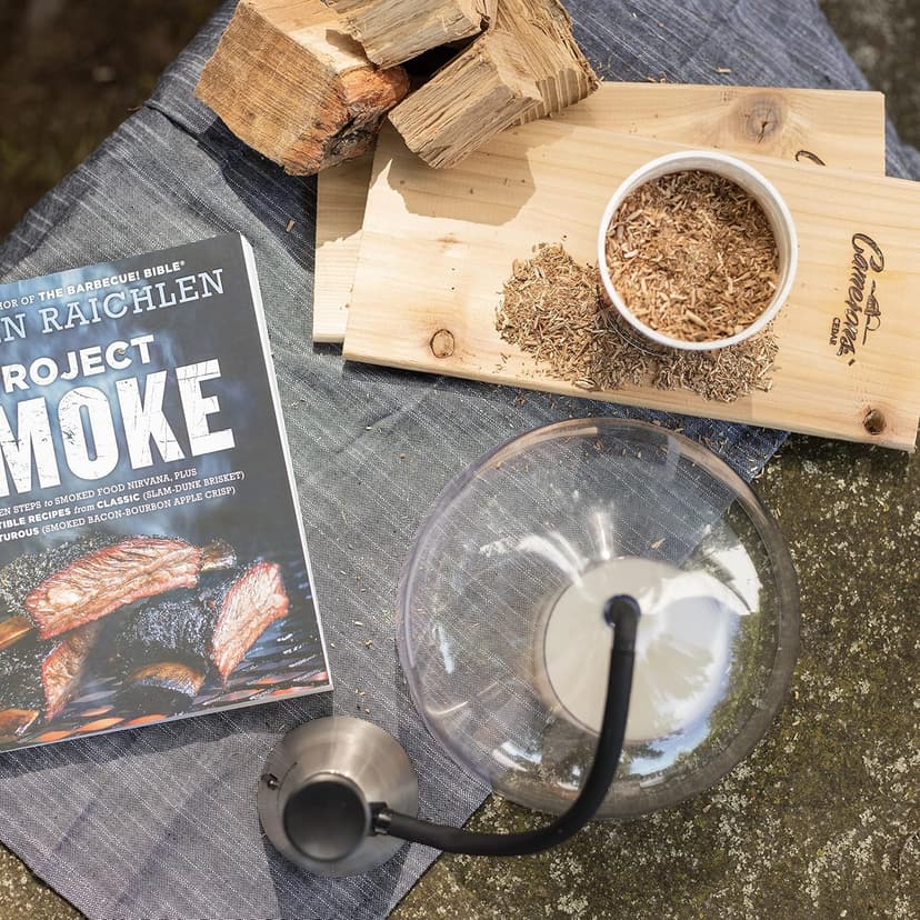 Camerons All Natural Extra Fine Oak BBQ Wood Chips for Smokers (1 Pint, 0.473 L) - Kiln Dried Wood Sawdust Shavings for Cocktail Smoking Guns, Stovetop Smokers, Smoke Boxes - Barbecue Grilling Gifts