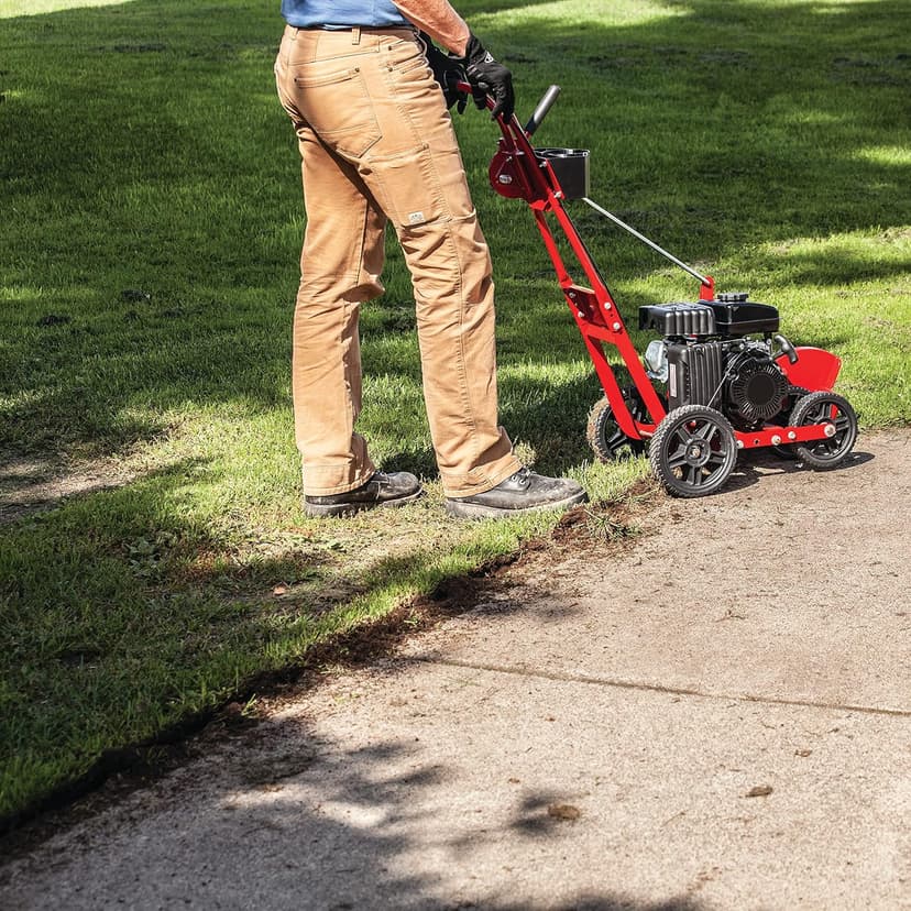 EARTHQUAKE 41273 79cc 4-Cycle Walk-Behind Edger, Red/Black