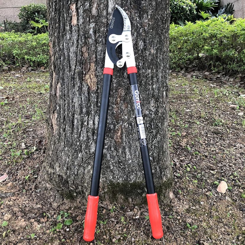 Gonicc Professional 30 inch SK-5 Steel Blade Anvil Lopper, 2-Inch Capacity, Sturdy Extra Leverage 22-Inch Handles, Garden Pruning Tree Hedge Branch Trimmer Clippers scissors.