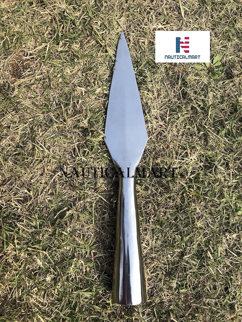 NauticalMart Steel Medieval Roman Spear Point - Infantry Armoury