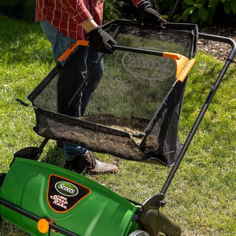 Scotts Outdoor Power Tools LSW70026S 26-Inch Push Lawn Sweeper, Black/Green