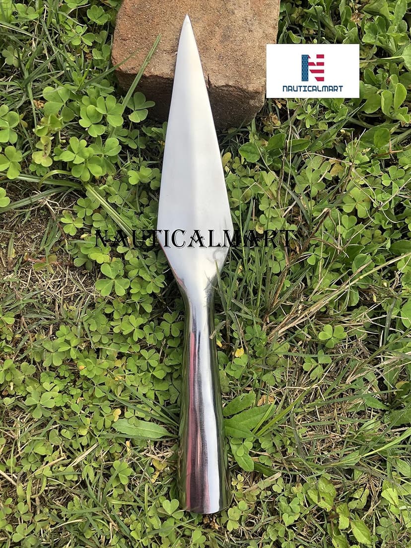 NauticalMart Steel Medieval Roman Spear Point - Infantry Armoury