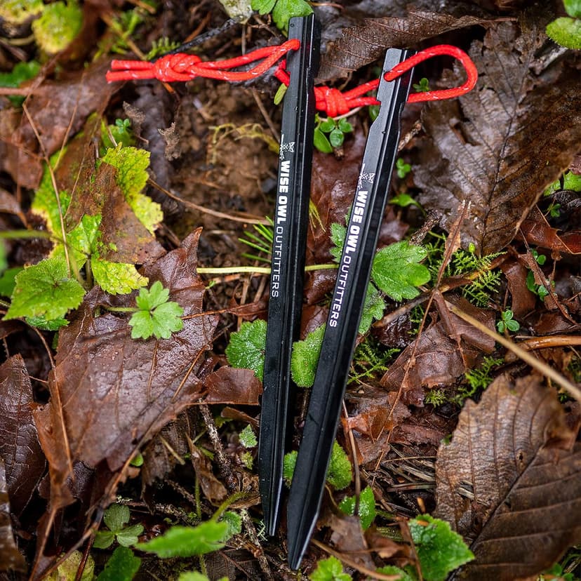 Wise Owl Outfitters Hammock Tarp, Hammock Tent - Rain Tarp for Camping Hammock - Camping Gear Must Haves w/Easy Set Up Including Tent Stakes and Carry Bag