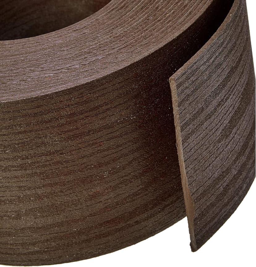 Amazon Basics Landscape Edging Coil, pack of 10 Stakes, 5 inch x 40FT, Brown