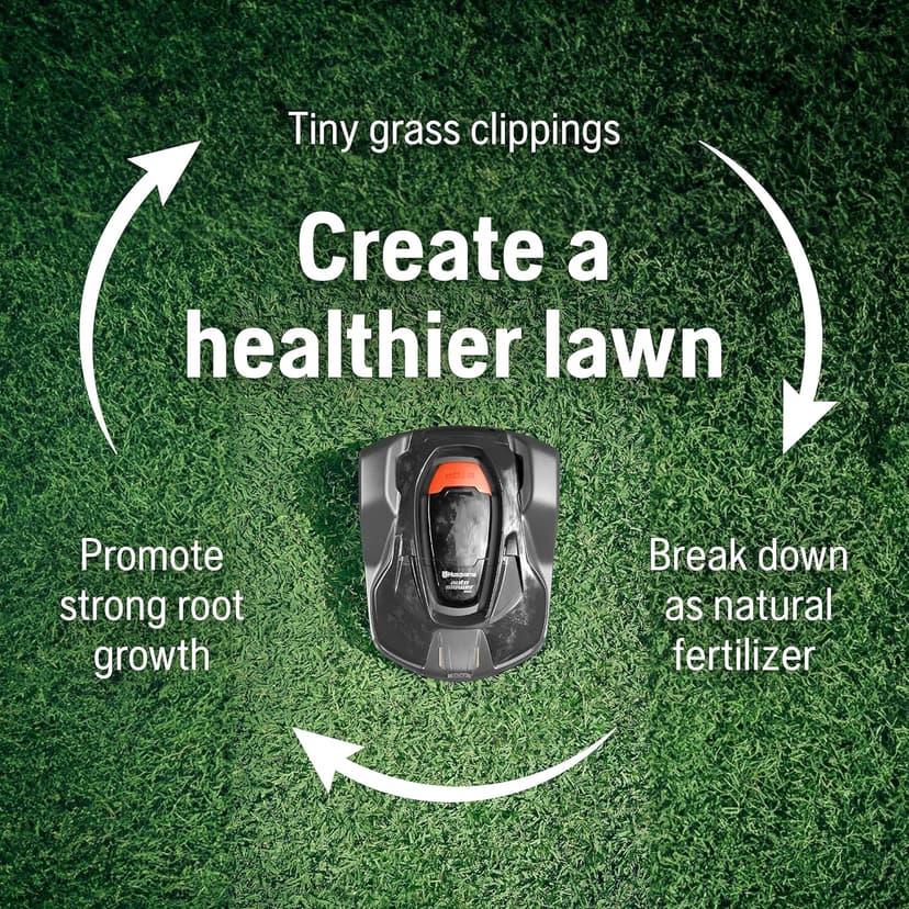 Husqvarna Automower 430XH Robotic Lawn Mower with GPS Assisted Navigation, Automatic Lawn Mower with Self Installation, Ultra-Quiet Smart Mowing Tech for Medium to Large Yards (0.8 Acre) 967852945
