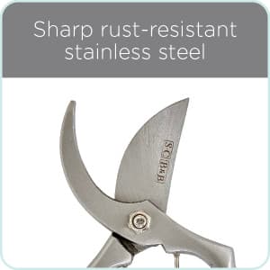 Burgon & Ball GSC/SECAT Sophie Conran Hand Pruners, Silver