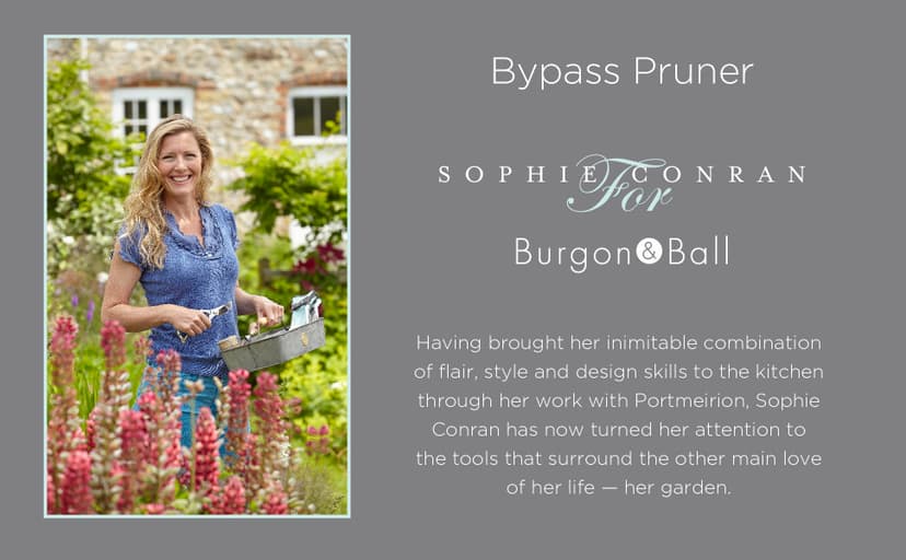 Burgon & Ball GSC/SECAT Sophie Conran Hand Pruners, Silver