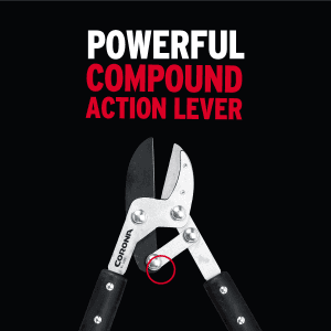 Corona Compound Action Anvil Lopper, 32 Inch, FL 3420, Red