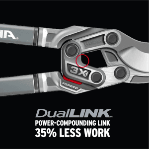 Corona Tools | 33-inch Branch Cutter DualLINK MAXFORGED Bypass Loppers | Tree Trimmer Cuts Branches up to 2-inches in Diameter | SL 8180D