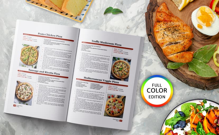 Ninja Woodfire Outdoor Oven Cookbook for Beginners: Delicious and Affordable Outdoor Oven Recipes for Ninja Woodfire to Bake, Pizza, Roast, Smoker and Dehydrate on Camping (Color Edition)