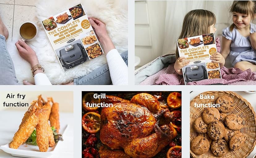 The Complete Ninja Woodfire Outdoor Grill and Smoker Cookbook for Beginners: Over 100 Delicious Ninja Woodfire Outdoor Grill and Smoker Recipes for Every Function (Ninja Foodi Possible Cooker Pro)