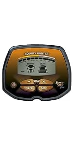 Bounty Hunter Land Ranger Pro Metal Detector, 11 Inch Waterproof DD Searchcoil, Adjustable Length, Lightweight, Ergonomic, Comfortable Padded handgrip, and armrest, Detect Coins Up To 10 Inches Deep