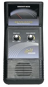 Bounty Hunter Gold Digger Metal Detector for Kids with Trash Elimination and Sensitivity Controls – Lightweight Design for Coins, Relics, Jewelry, and Gold Detection