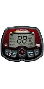 Bounty Hunter Quick Silver Metal Detector for Adults and Kids with Free Pinpointer – Lightweight Design, Target ID, and Discrimination for Coins, Relics, and Jewelry Detection