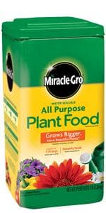Miracle-Gro Garden Feeder with Water Soluble All Purpose Plant Food, Hose-end Feeder for Outdoor Plants, 1 lb.